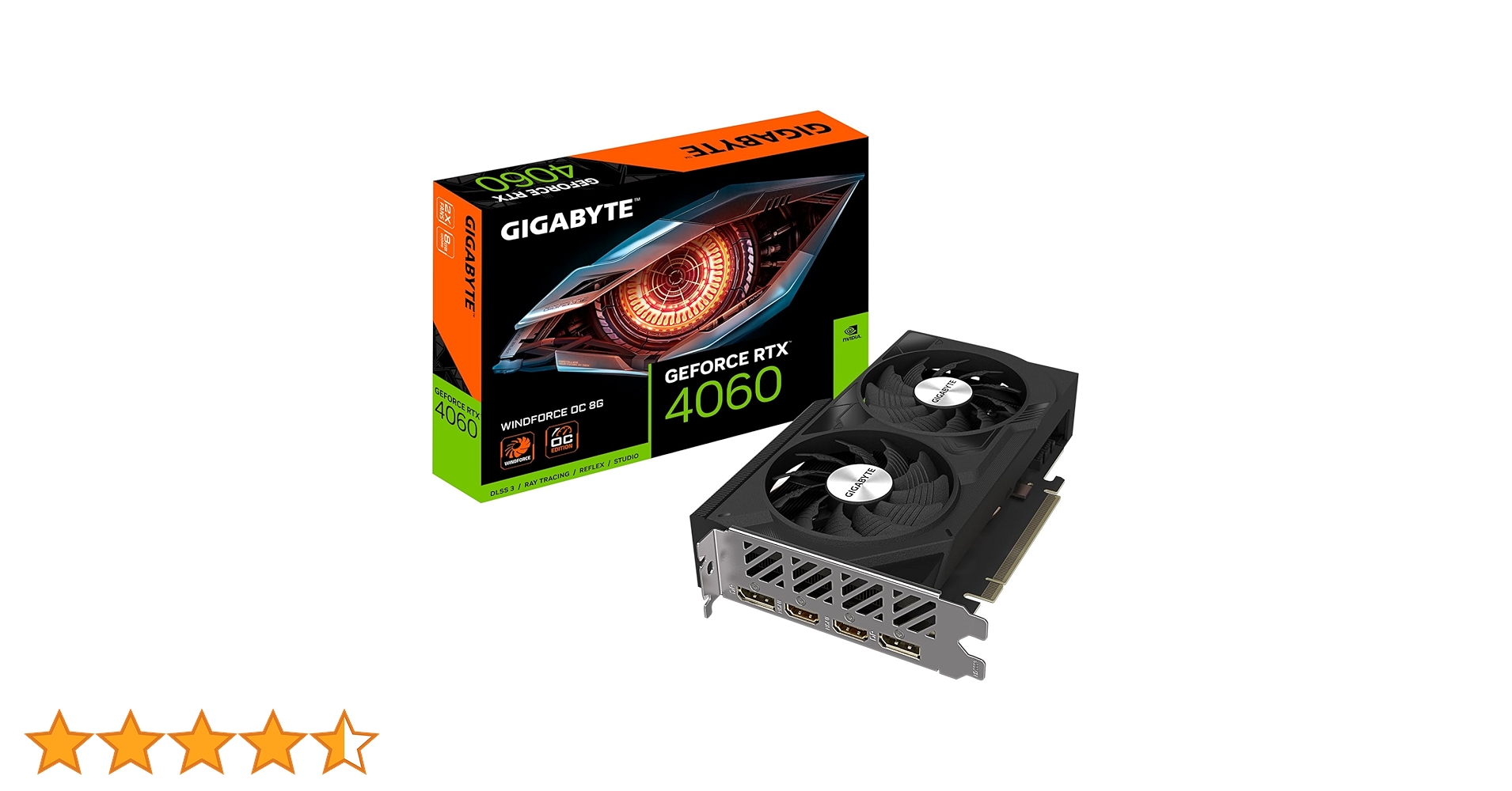 Amazon | GIGABYTE NVIDIA GeForce RTX 4060 WF2OC-8GD 8GB | GIGABYTE